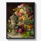 Still life with fruits, flowers, and silver cup by Ferdinand Georg Waldmüller - thumbnail_1_bf_67433d00faa684e1cf4ba526